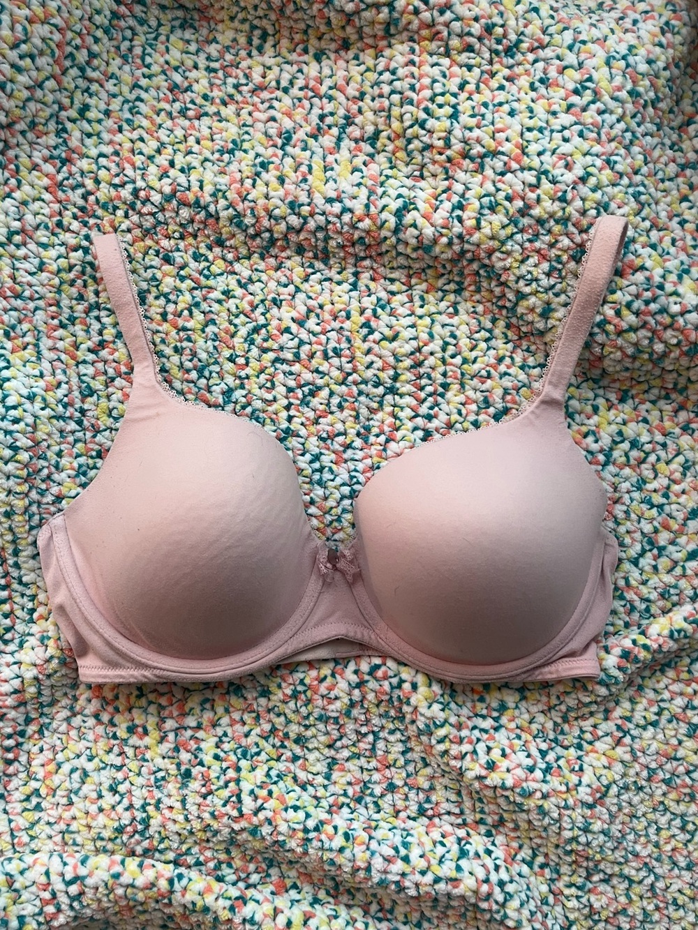 Victorias Secret Body by Victoria Y2K pink lined Demi bra